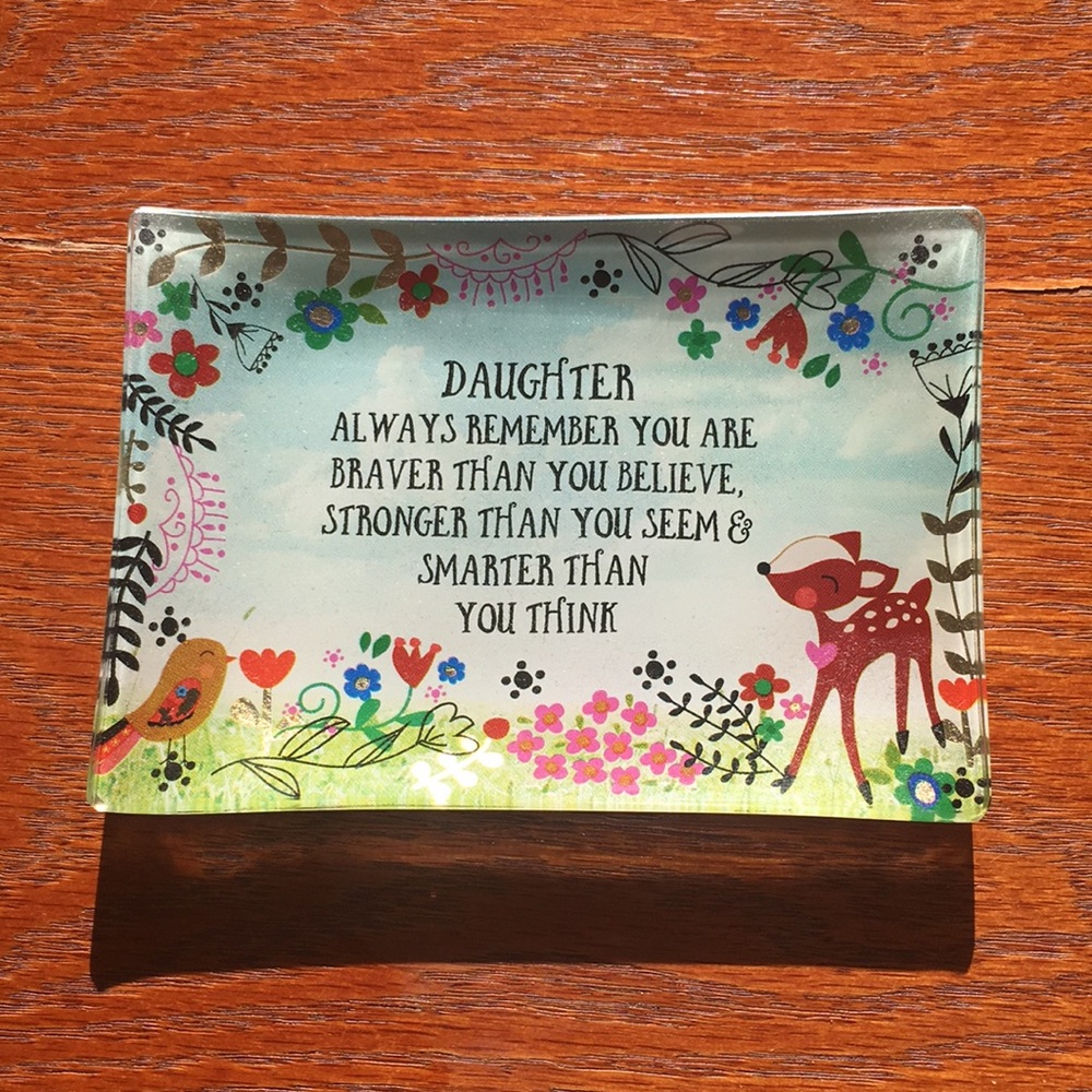 Natural Life daughter jewelry/trinket dish